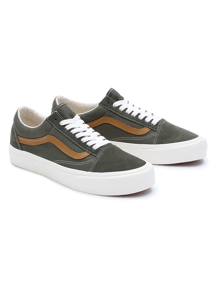 Vans Leder Sneakers Old Skool VR3 in Khaki Hellbraun gunstig kaufen limango