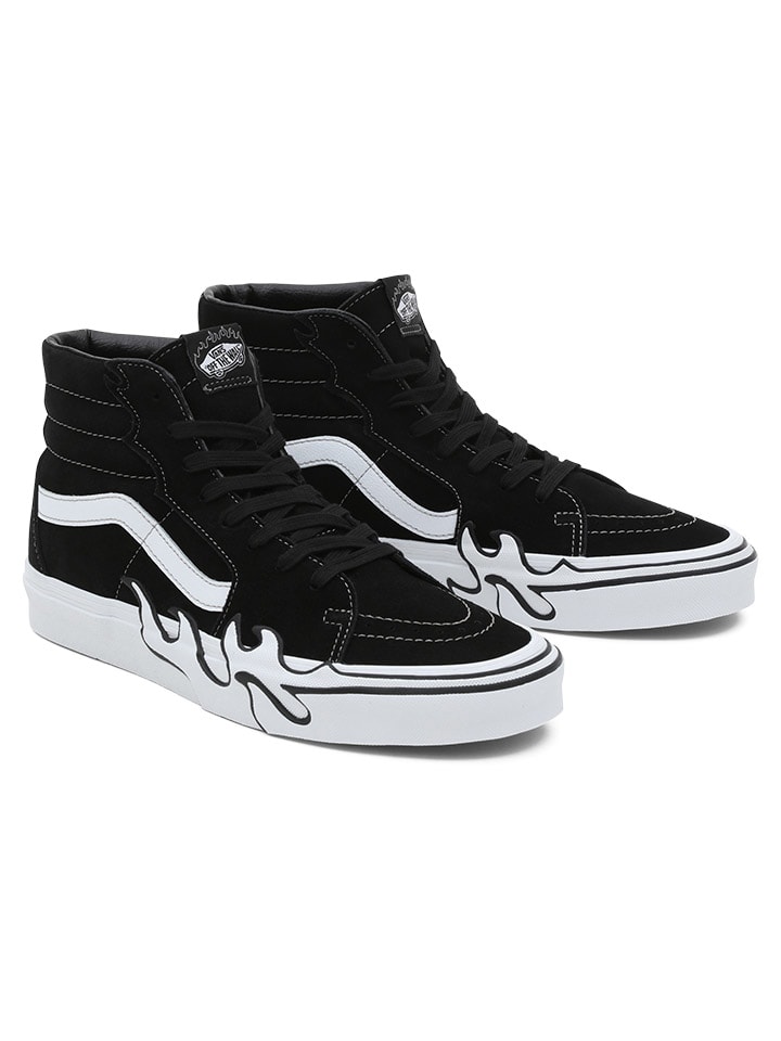 Vans flame sneakers cheap