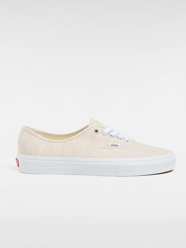 Vans cream authentic store
