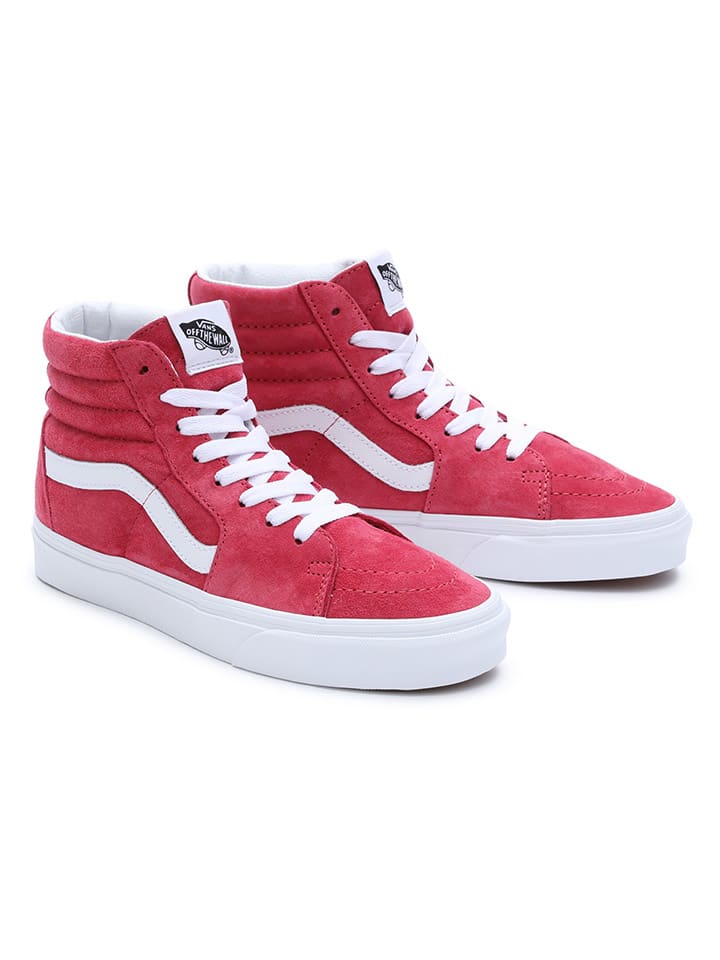 Vans in red top