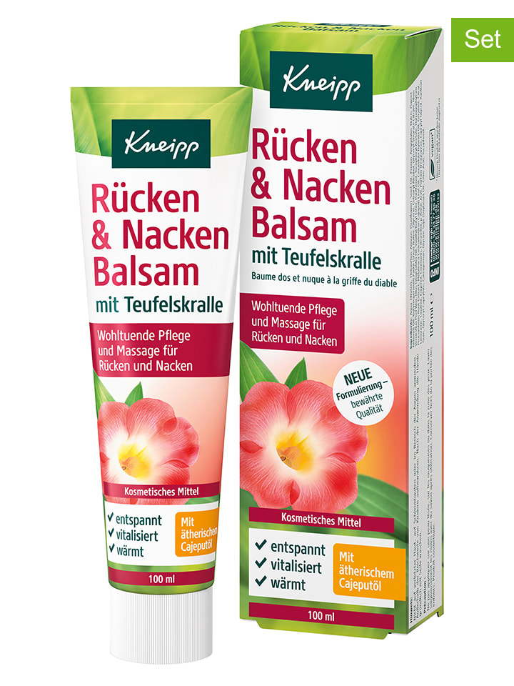 2er-Set: Körperbalsam "Rücken & Nacken", je 100 ml