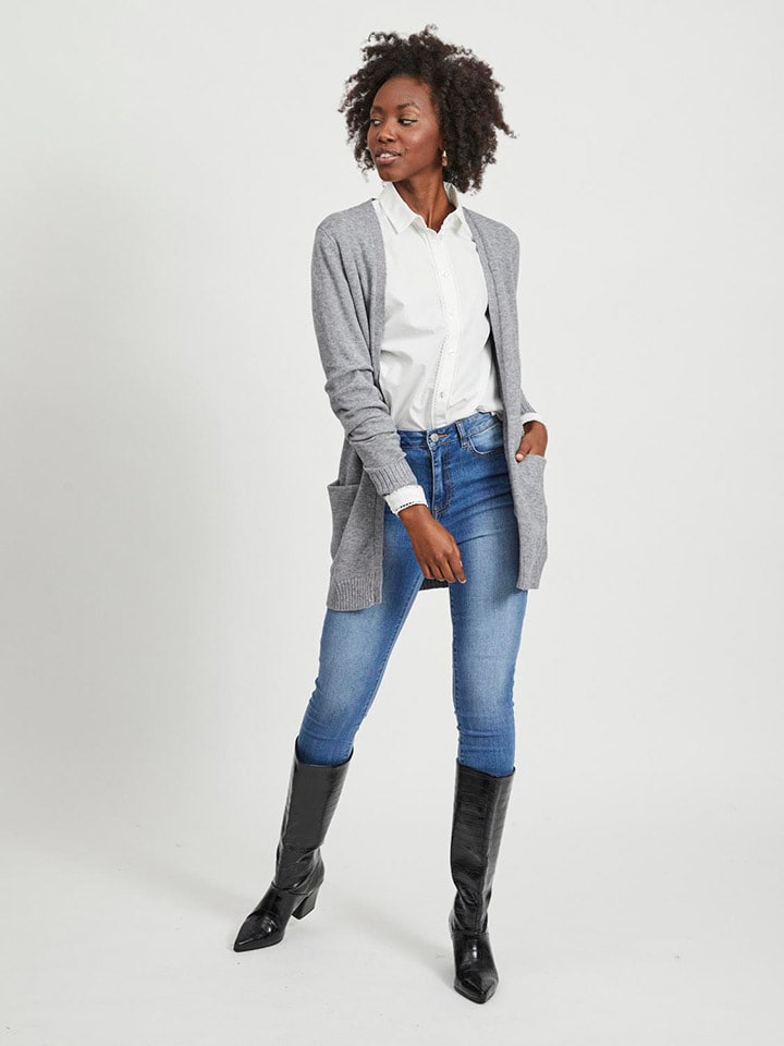Cardigan in Grau