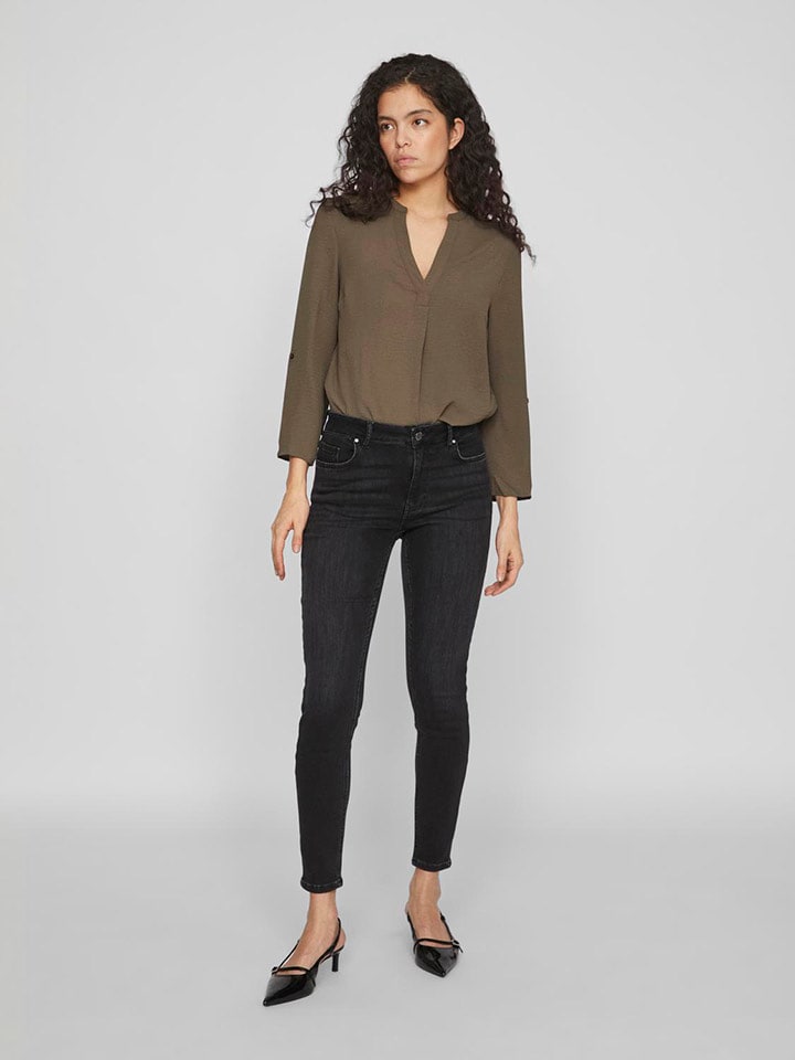 Spijkerbroek - skinny fit - zwart