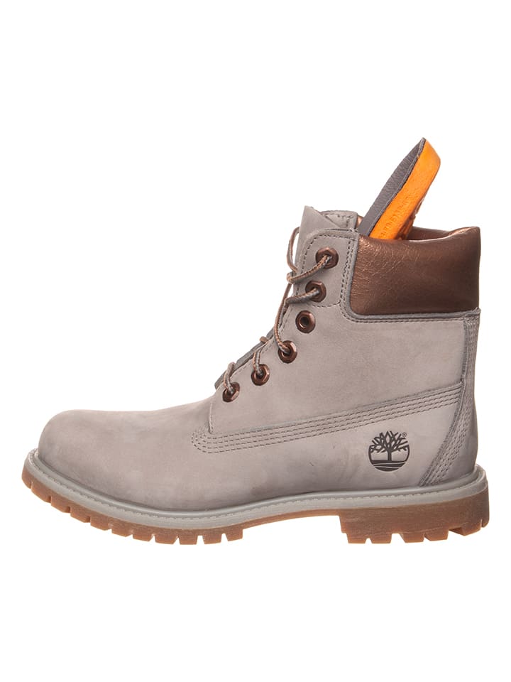 Timberland Leren boots grijs lichtbruin goedkoop kopen limango