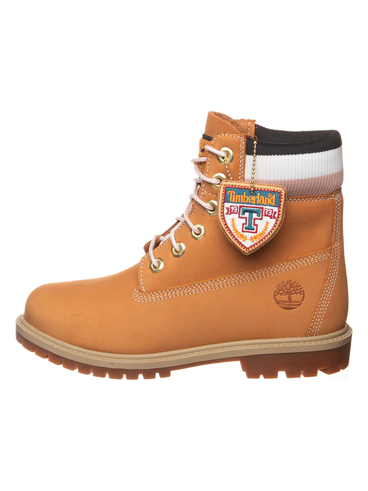 Leren boots "6 Herit" lichtbruin