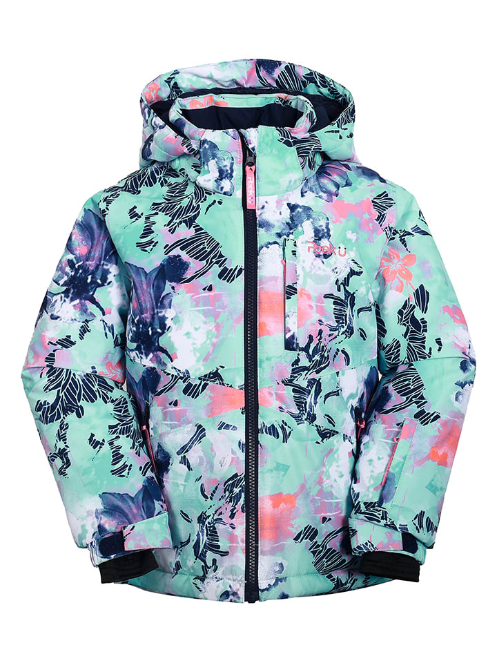 Ski-/ Snowboardjacke "Linnia" in Mint/ Blau