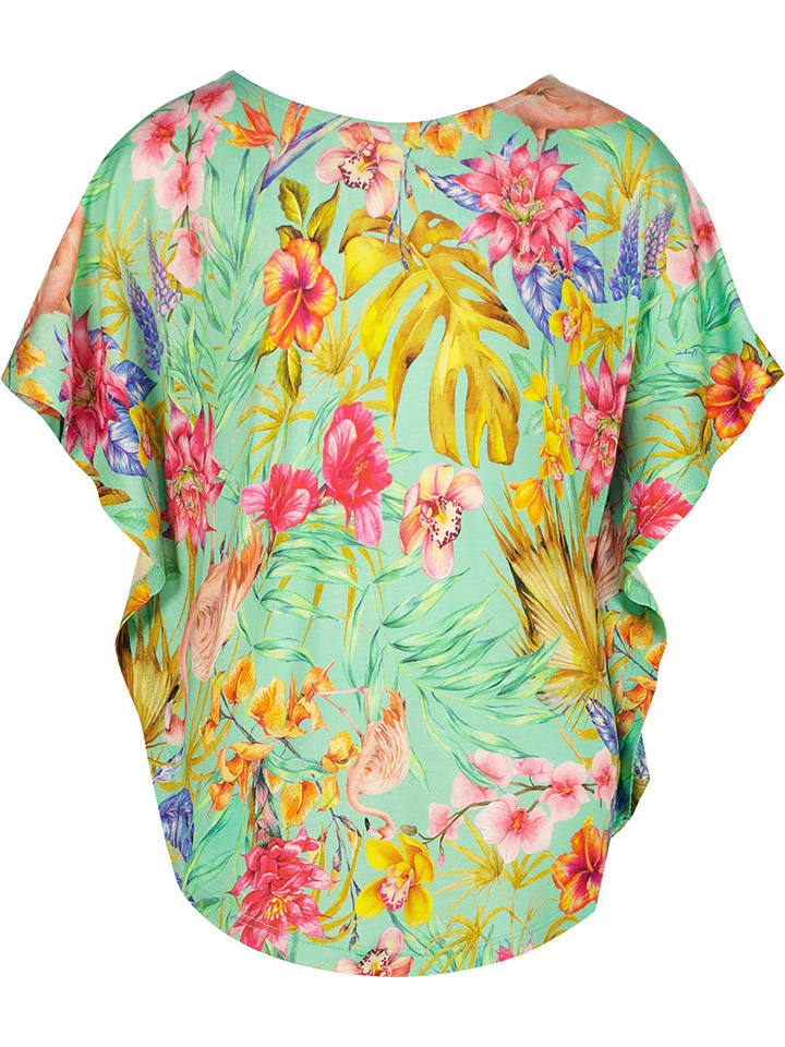 Bluse in Türkis
