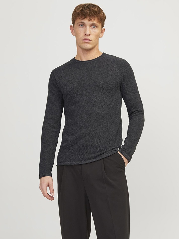 Sweter "Hill" w kolorze antracytowym