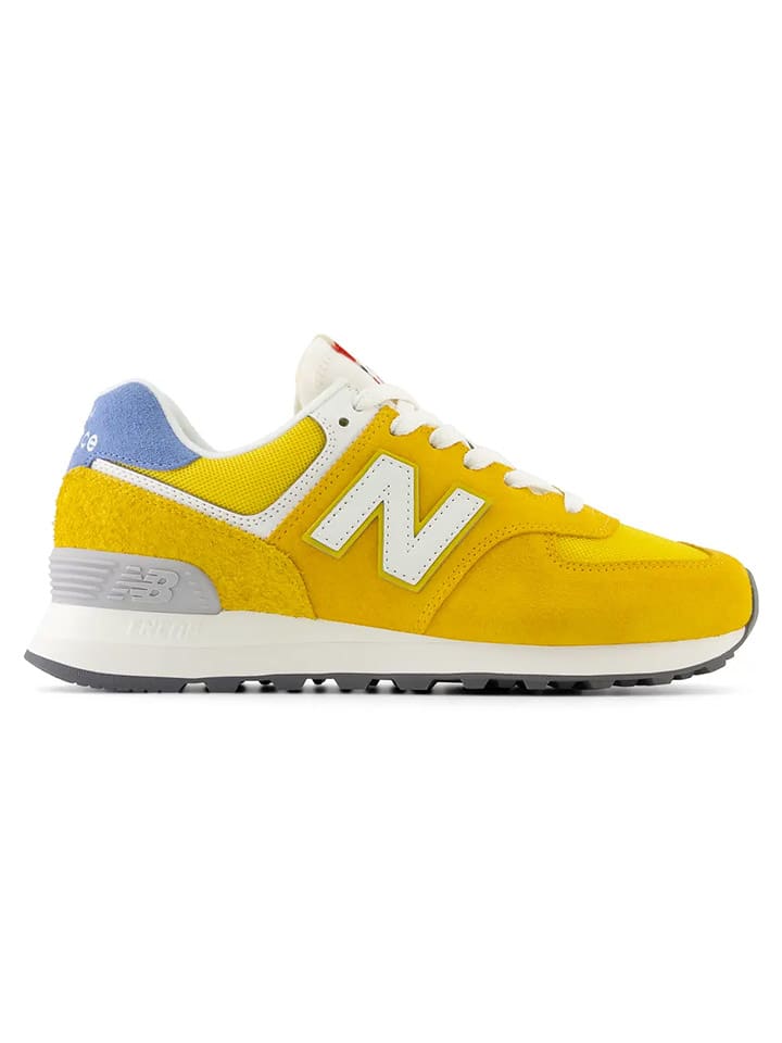 New Balance Leder Sneakers WL574 in Gelb gunstig kaufen limango