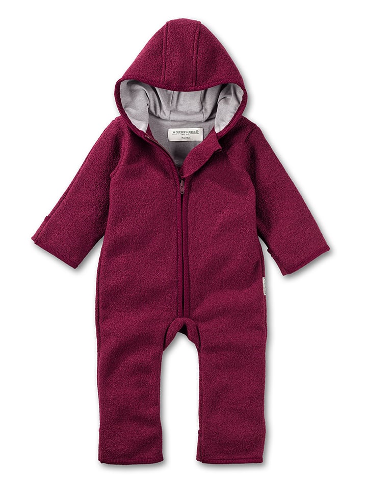 Wollwalk-Overall in Lila