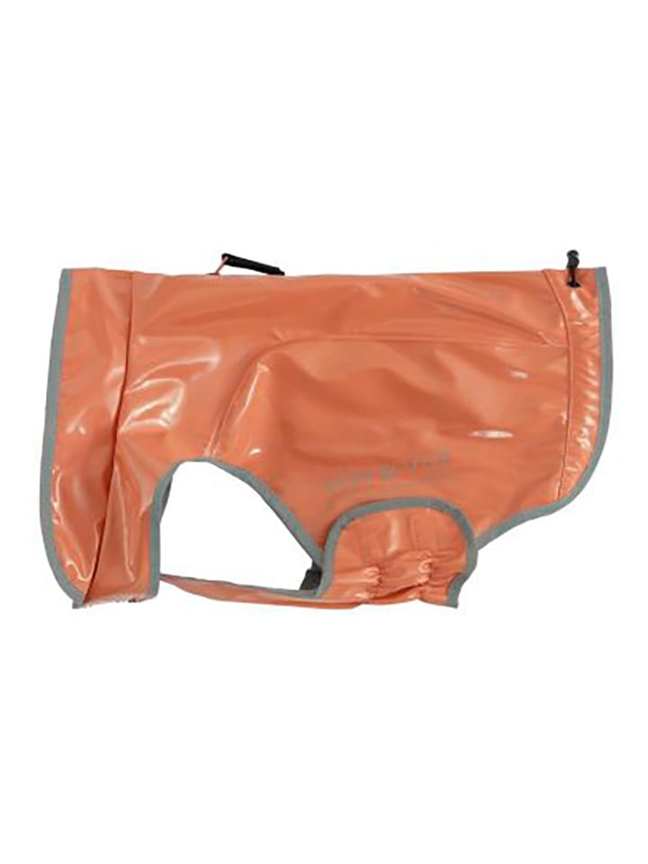 Hunderegenmantel in Orange