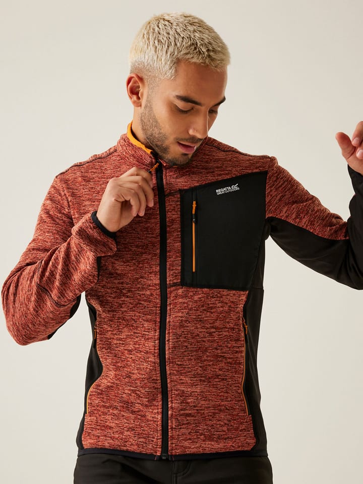 Fleecejacke "Baslinn" in Rot