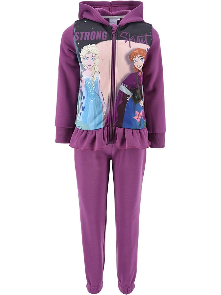Disney Frozen 2 delige outfit sweatvest Frozen paars goedkoop kopen limango
