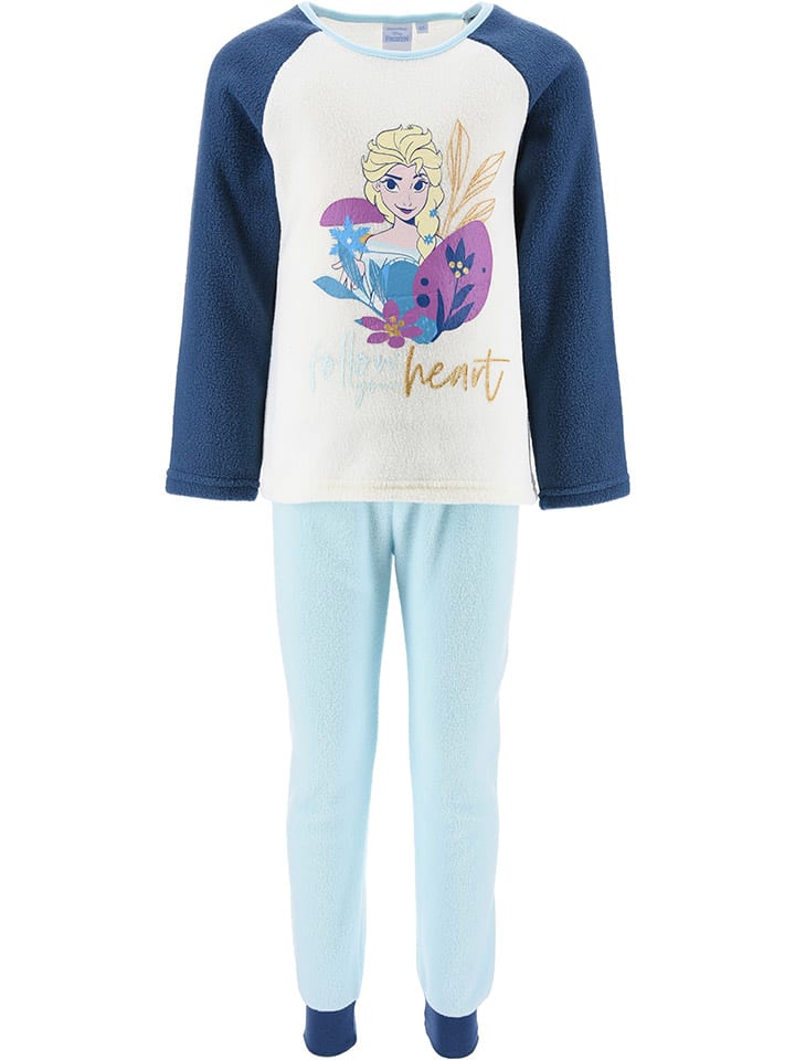 Fleece-Pyjama "Frozen" in Dunkelblau
