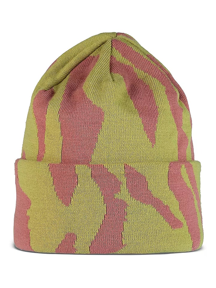 Mütze "Kyre" in Gelb/ Pink