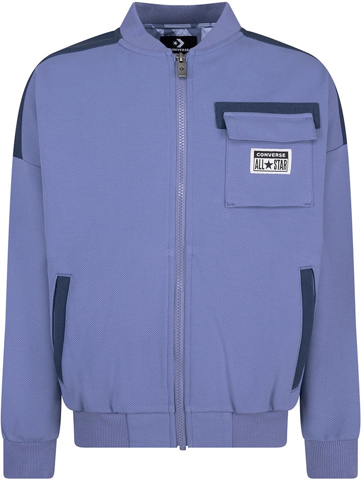 Sweatjacke in Lila