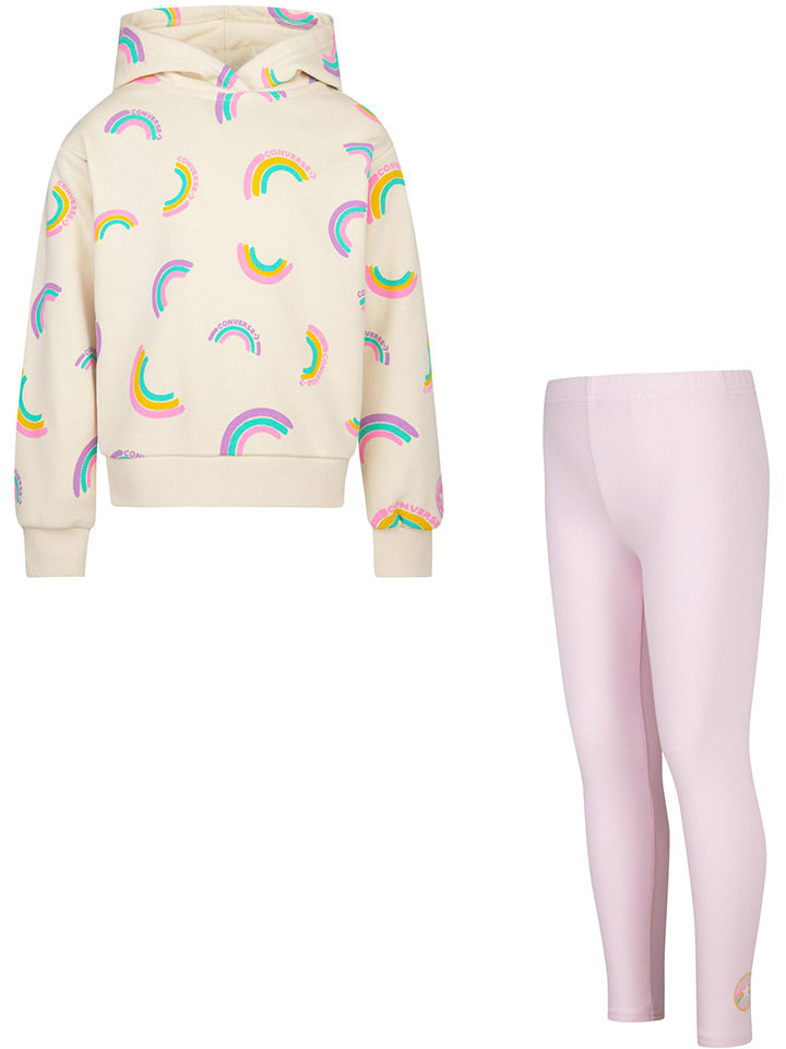 2-delige outfit crème