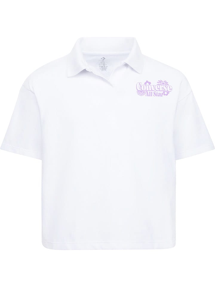 Koszulka polo w kolorze białym