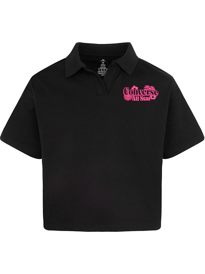 Poloshirt in Schwarz