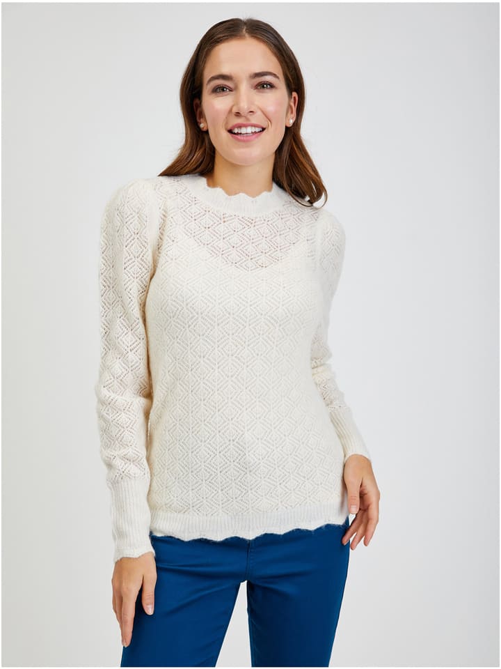 Pullover in Creme