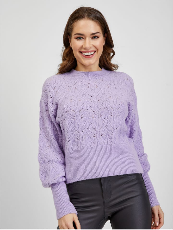 Sweter w kolorze lawendowym