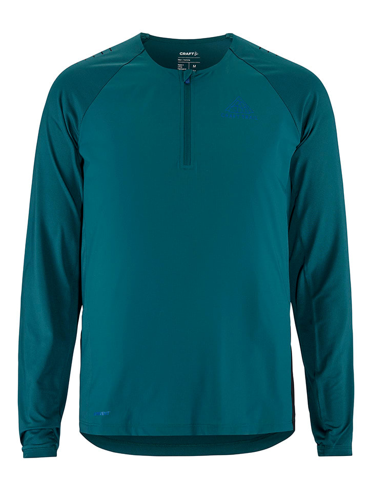 Functionele longsleeve "PRO Trail Wind" blauw