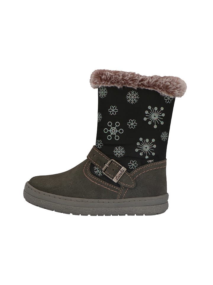 Leren boots "Astral" grijs
