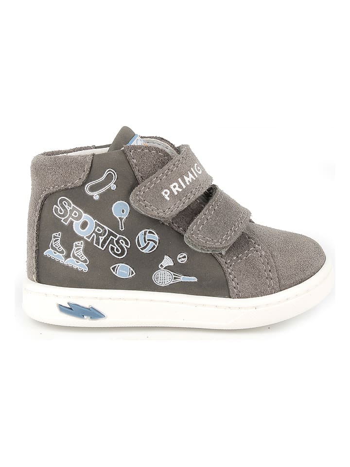 Leder-Lauflernschuhe in Grau