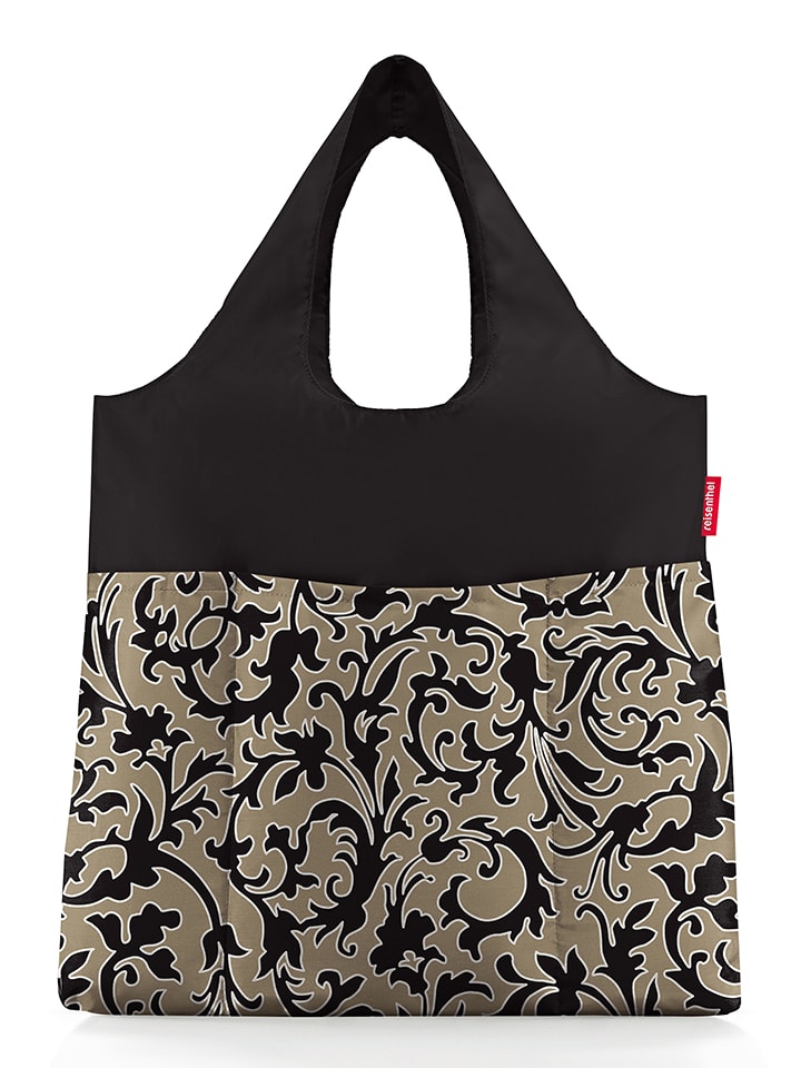 Reisenthel Boodschappentas beige zwart B 42 x H 60 x D 7 cm goedkoop kopen limango