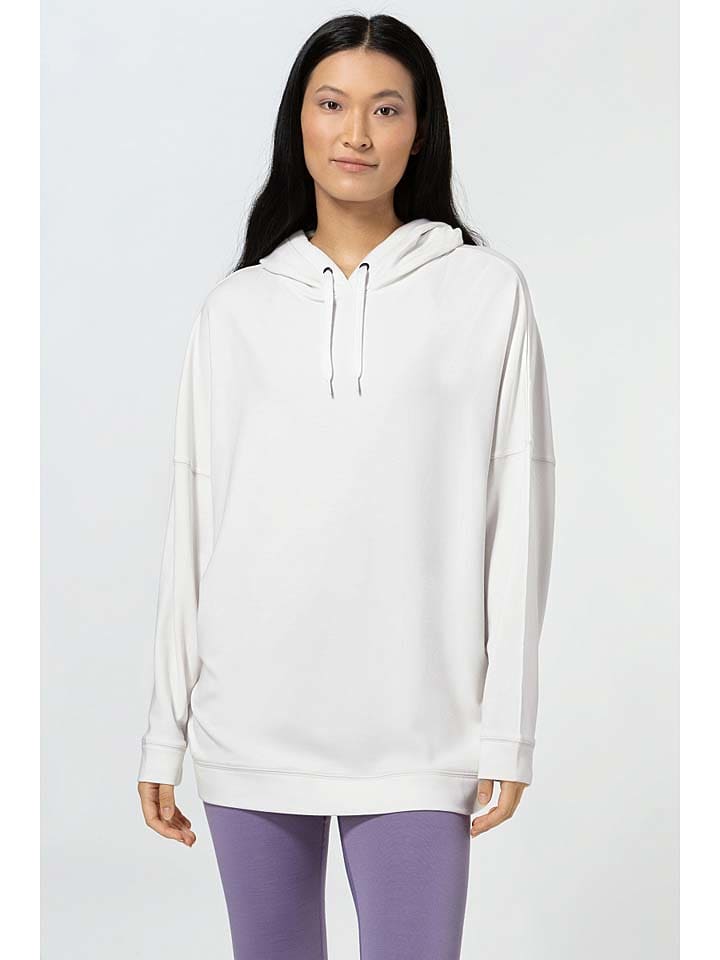 Hoodie "Feel Good" in Weiß