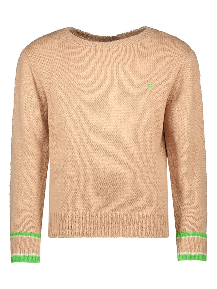 Pullover "Like Flo Flo" in Hellbraun