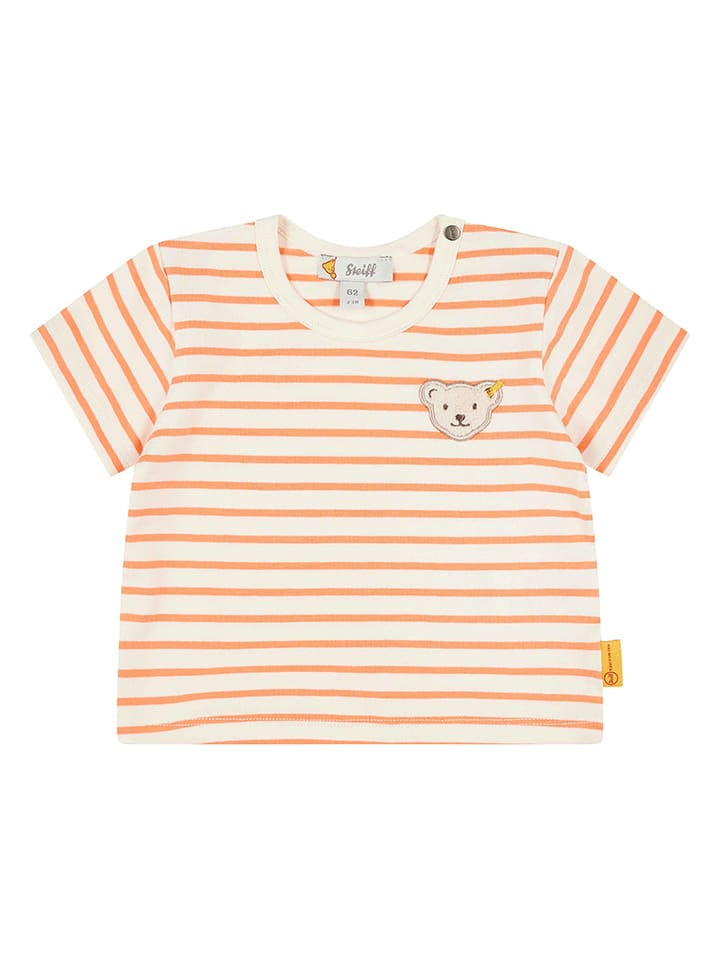 Shirt crème/oranje