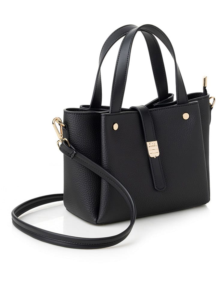 Handtas "Bellagio" zwart - (B)25 x (H)19 x (D)11 cm