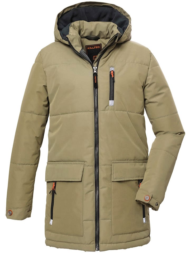 Stepp-Parka in Beige