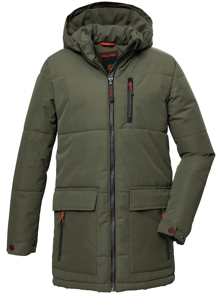 Stepp-Parka in Khaki