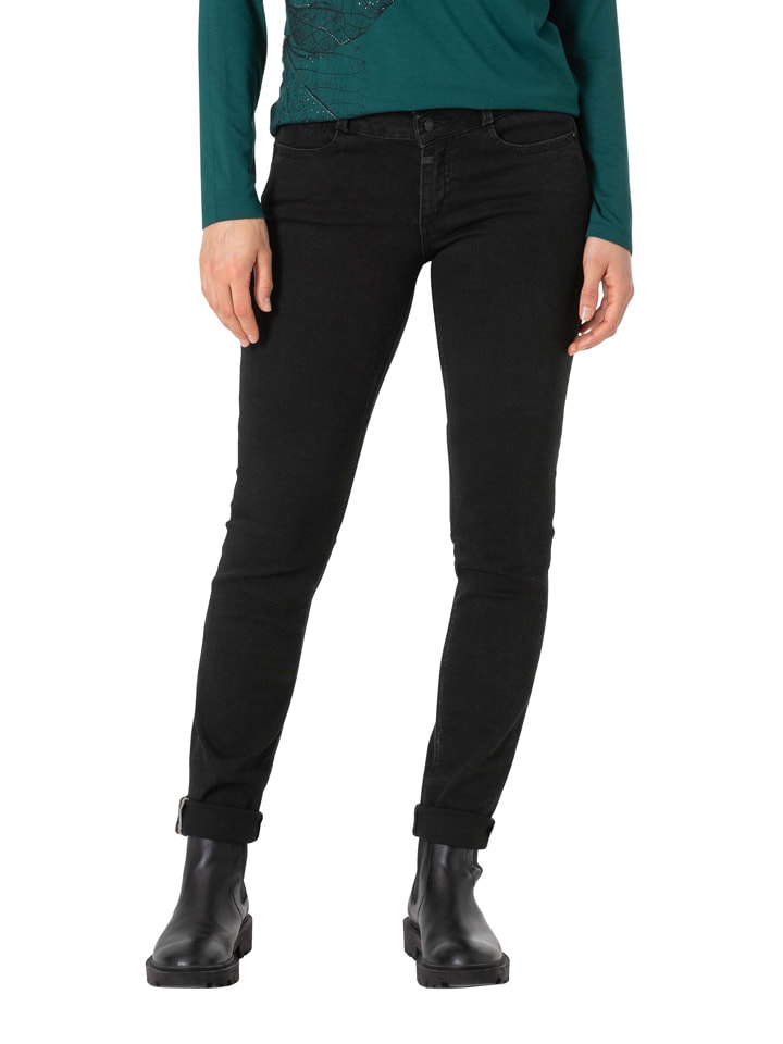 Jeans "Enya" - Slim fit - in Schwarz