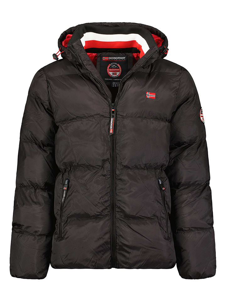 Steppjacke "Anceleak" in Schwarz
