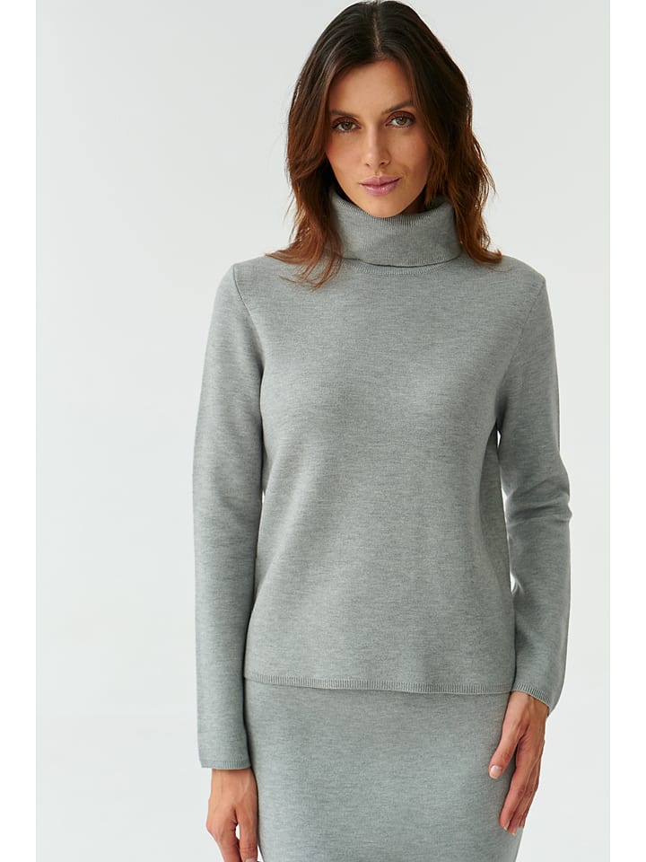 Sweter w kolorze szarym