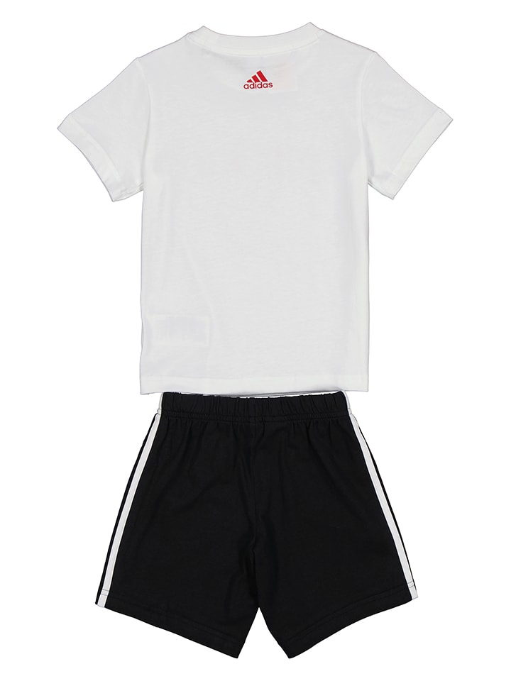adidas 2tlg. Outfit in WeiB Schwarz gunstig kaufen limango