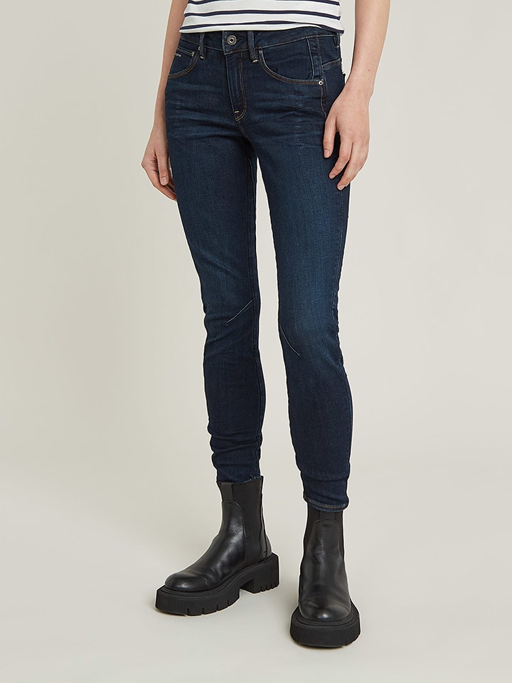 Dżinsy - Skinny fit - w kolorze granatowym