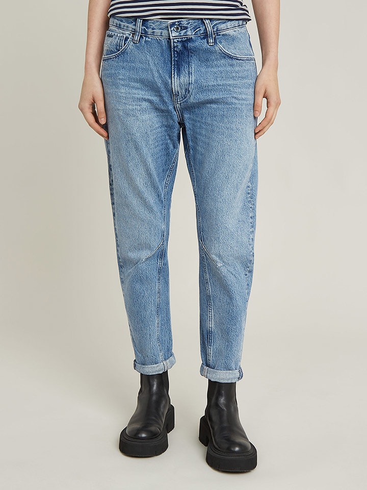 Jeans - Boyfriend fit - in Blau