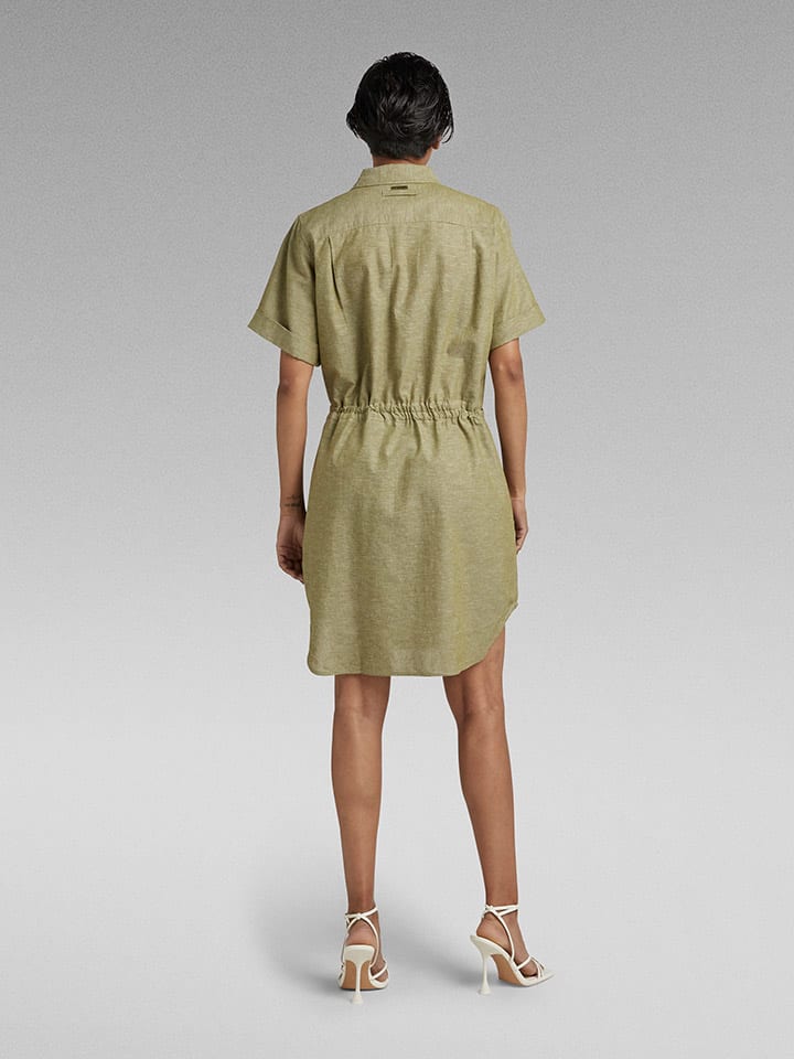 Blousejurk kaki on sale