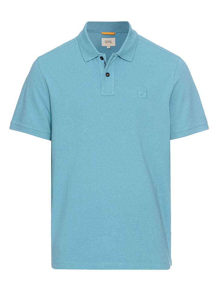 Poloshirt in Hellblau