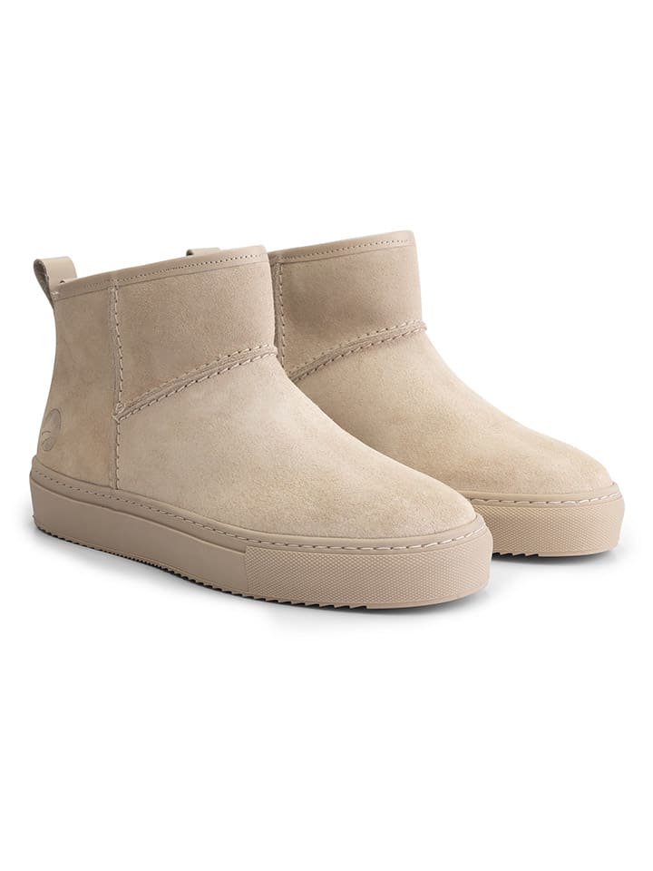 Leren boots "Vail" beige