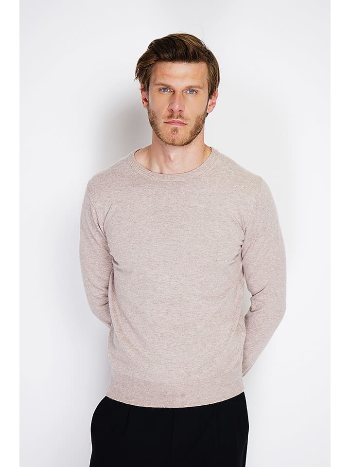Sweter w kolorze szarobrązowym