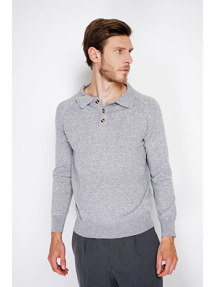 Sweter w kolorze szarym