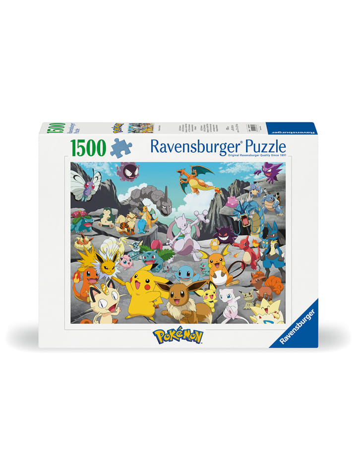 1500-delige puzzel "Pokémon Classics" - vanaf 14 jaar