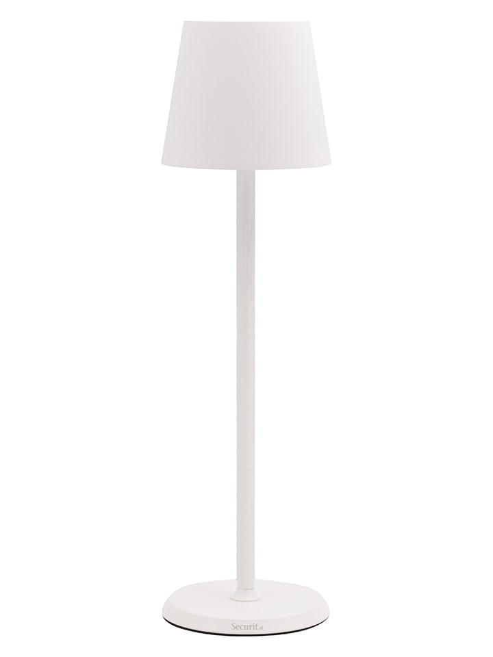 LED-Tischleuchte "Feline" in Weiß - (H)38 x Ø 11 cm