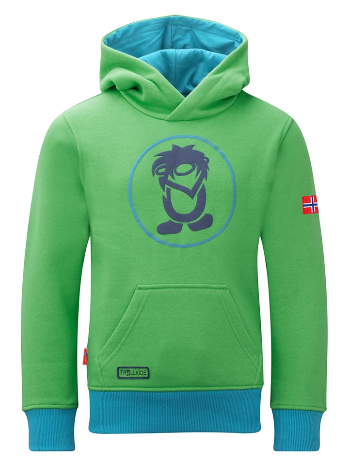 Bluza "Troll" w kolorze zielonym