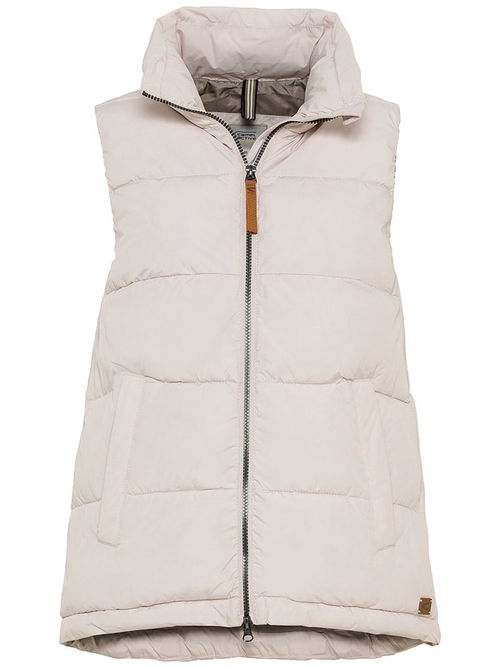 Steppweste in Creme